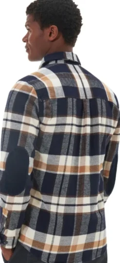 Barbour Mountain Tailored Shirt paita, Navy Clearance