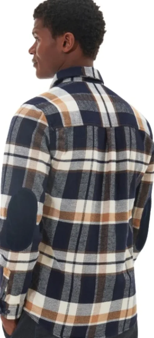 Barbour Mountain Tailored Shirt paita, Navy Clearance