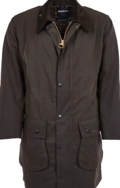 Barbour M's Classic Northumbria Wax Jacket Dark Olive Check Hot