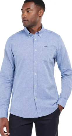 Barbour Nelson Tailored Shirt kauluspaita, sininen Fashion