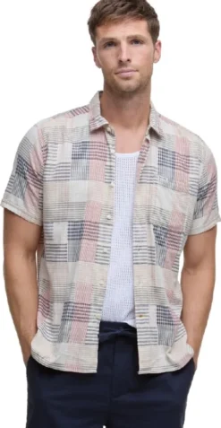 Barbour Oakshore Summer Fit Shirt paita, Washed Stone Best