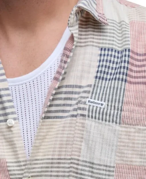 Barbour Oakshore Summer Fit Shirt paita, Washed Stone Best