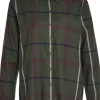 Oxer Check Shirt naisten paita, vihreä/musta-Barbour New
