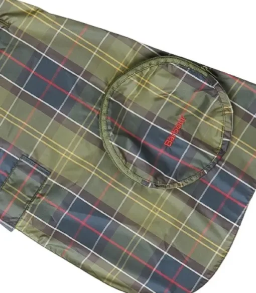 Barbour Packable Dog Coat koiran sadetakki, Classic Tartan New