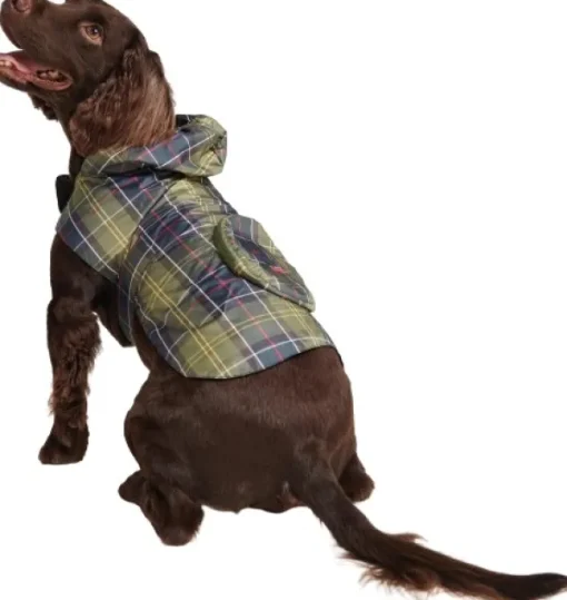 Barbour Packable Dog Coat koiran sadetakki, Classic Tartan New