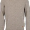 Barbour Patch Crew villapaita, vaalea beige New