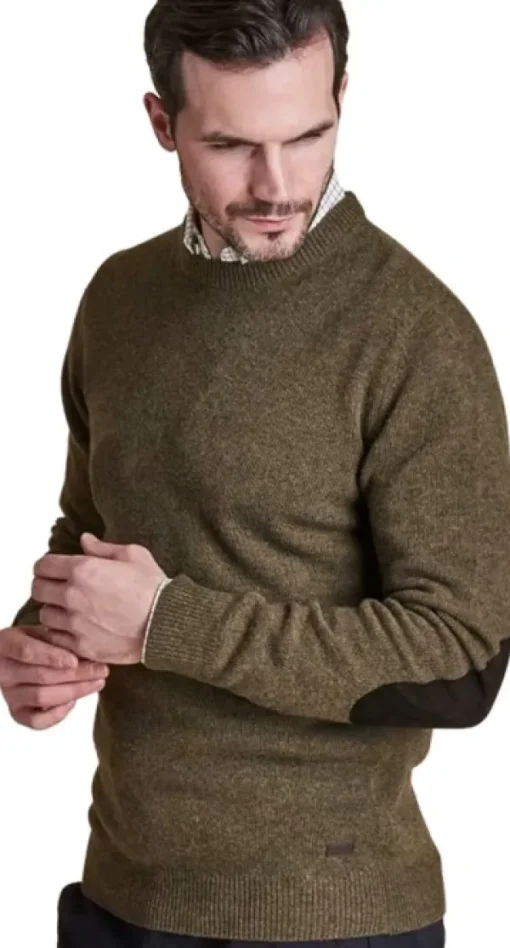 Barbour Patch Crew villapaita, maastonvihreä Clearance