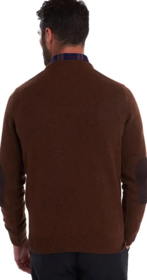 Barbour Patch Crew villapaita, ruskeapunainen Outlet