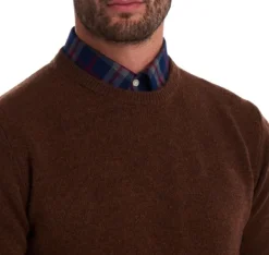 Barbour Patch Crew villapaita, ruskeapunainen Outlet