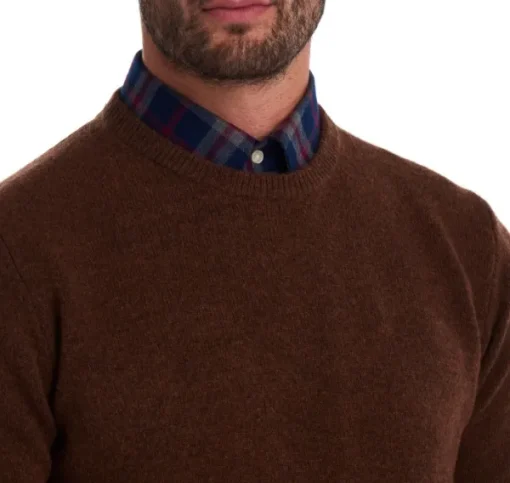 Barbour Patch Crew villapaita, ruskeapunainen Outlet