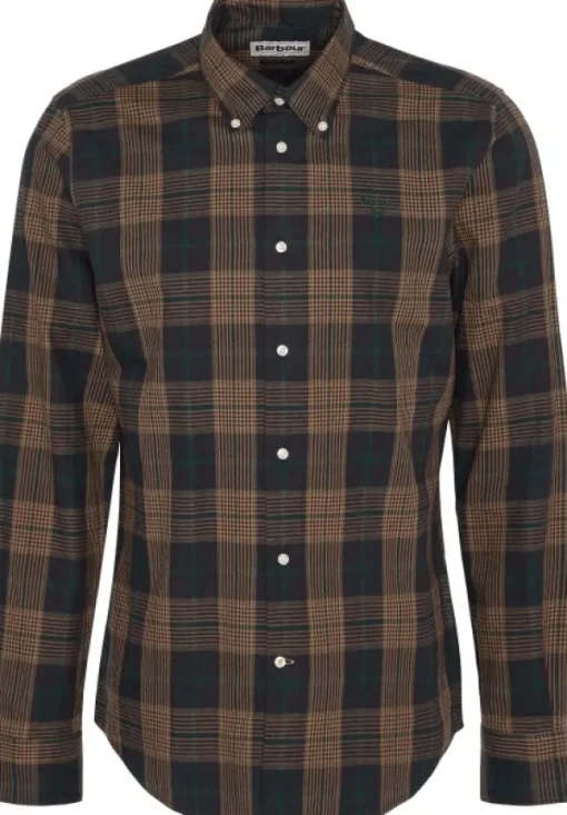 Barbour Pritchard Tailored Fit paita, Oatmeal Discount