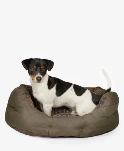 Barbour Quilted Dog Bed 24'' Olive Sale