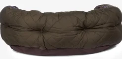 Quilted Dog Bed 35'' koiran peti, Olive-Barbour Hot
