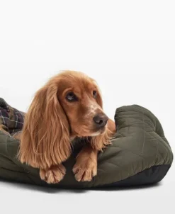 Barbour Quilted Dog Bed 30'' Olive Outlet