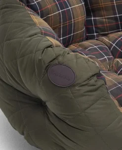 Barbour Quilted Dog Bed 30'' Olive Outlet