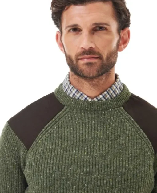 Raisthorpe Crew neulepusero, Olive-Barbour Clearance