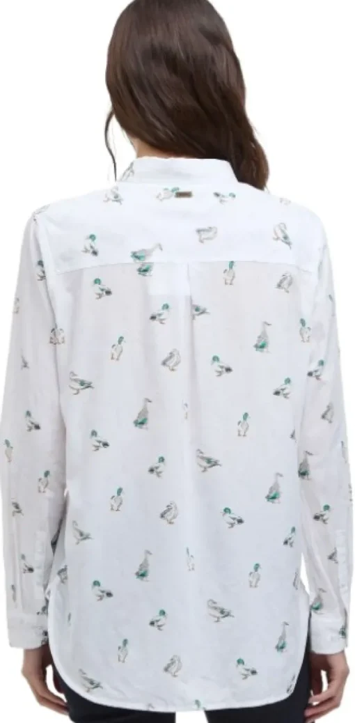 Barbour Safari Shirt naisten paita, Duck Print Clearance