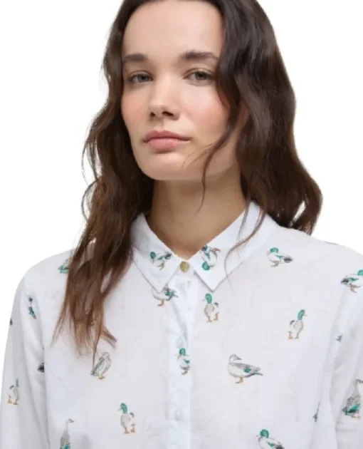 Barbour Safari Shirt naisten paita, Duck Print Clearance