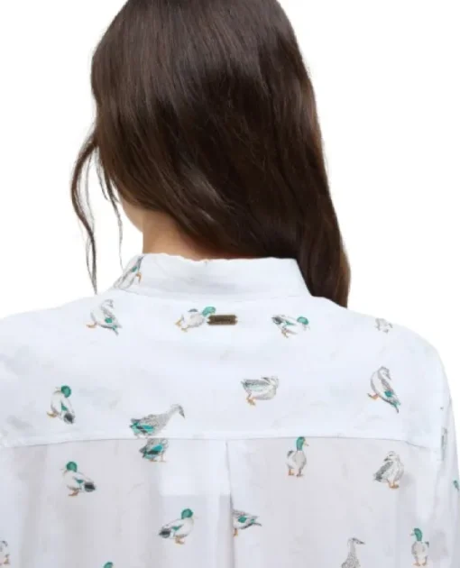 Barbour Safari Shirt naisten paita, Duck Print Clearance