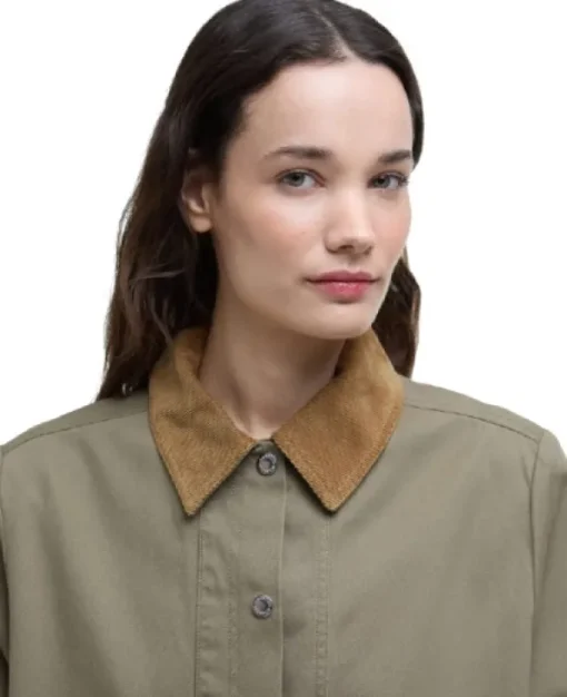 Barbour Sonnie Casual Jacket naisten takki, Dusky Green New