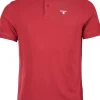 Sports Polo Biking Red-Barbour Hot