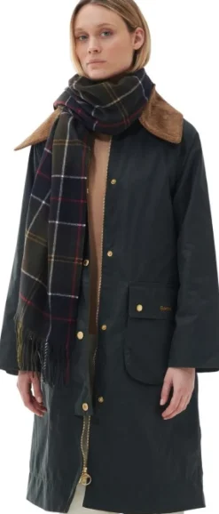 Barbour Stanway Tartan Wrap huivi, Classic Tartan Fashion