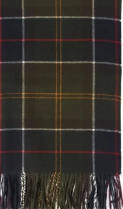 Barbour Stanway Tartan Wrap huivi, Classic Tartan Fashion
