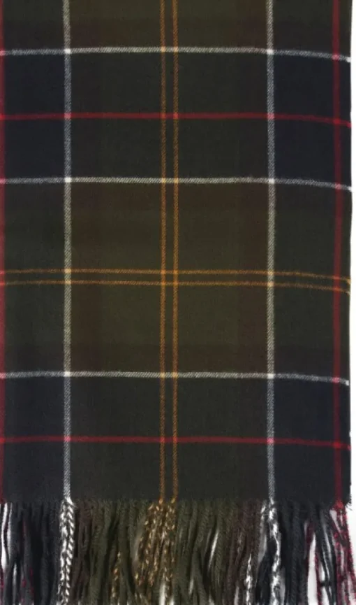 Barbour Stanway Tartan Wrap huivi, Classic Tartan Fashion