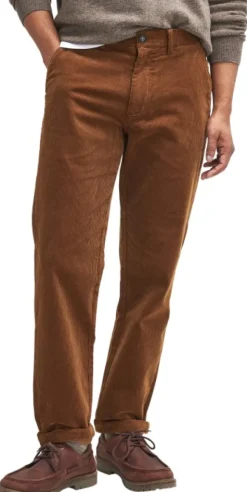 Barbour Stretch Tailored Fit housut, Corduroy Dark Honey Online