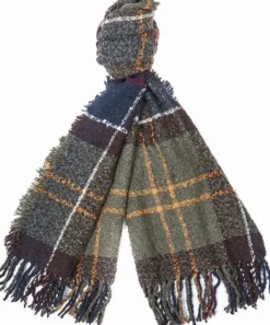 Tartan Boucle Scarf Classic Tartan-Barbour Discount