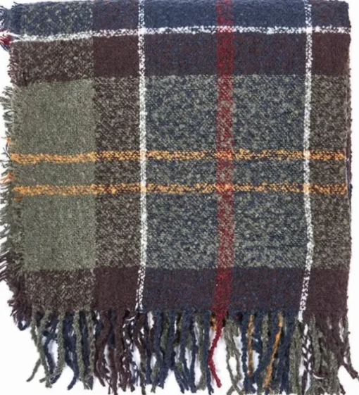 Tartan Boucle Scarf Classic Tartan-Barbour Discount