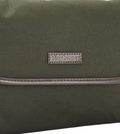 Tartan Hang Washbag toilettilaukku, Olive-Barbour Discount