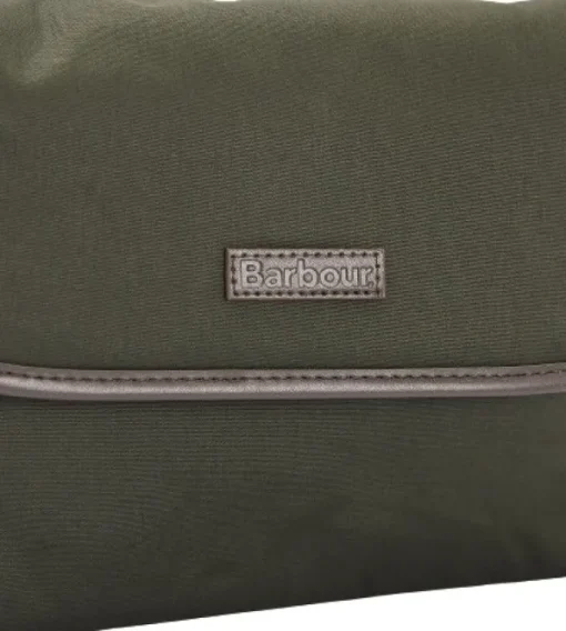 Tartan Hang Washbag toilettilaukku, Olive-Barbour Discount