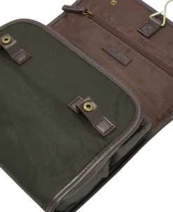 Tartan Hang Washbag toilettilaukku, Olive-Barbour Discount
