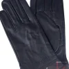 Barbour Tartan Leather Glove naisten käsine, Black Discount