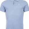 Barbour Tartan Pique Polo Shirt paita, Sky Marl New