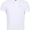 Barbour Tartan Pique Polo pikeepaita, valkoinen New