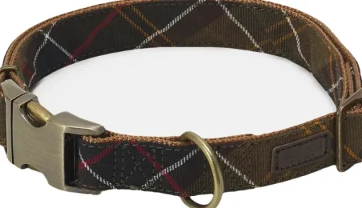 Tartan/Webbing Dog Collar koiran kaulapanta, Classic Tartan-Barbour Best