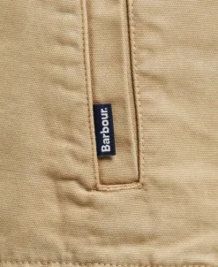 Barbour Washed Overshirt paita, vaaleanruskea New