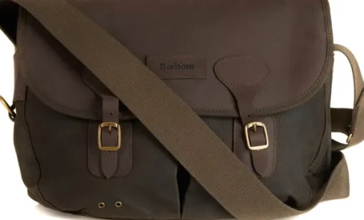 Wax Leather Tarras Olive-Barbour Clearance