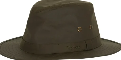 Barbour Wax Safari hattu, oliivinvihreä New