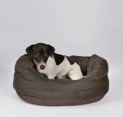 Barbour Wax/Cotton Dog Bed 24'' Classic/Olive Fashion