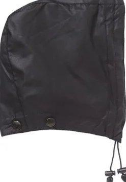 Barbour Waxed Cotton Hood Black Discount