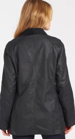 W's Beadnell Wax Jacket Navy-Barbour Best