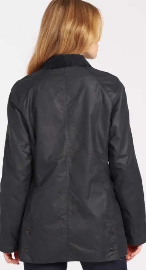 W's Beadnell Wax Jacket Navy-Barbour Best