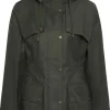 Barbour W's Dallas Waterproof Jacket Olive/Ancient Tartan Fashion