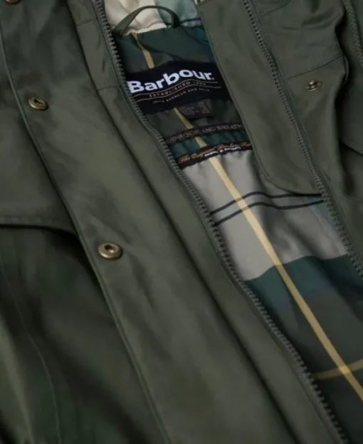 Barbour W's Dallas Waterproof Jacket Olive/Ancient Tartan Fashion