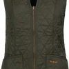 W's Fleece Betty Liner Dk Olive-Barbour New
