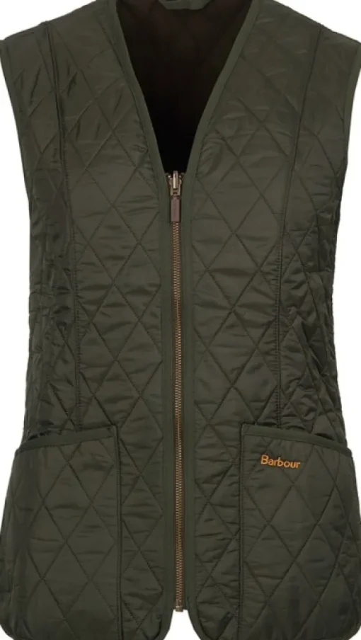 W's Fleece Betty Liner Dk Olive-Barbour New