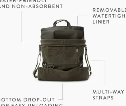 Gathering Bag puutarhalaukku, tummanharmaa-Barebones Outlet